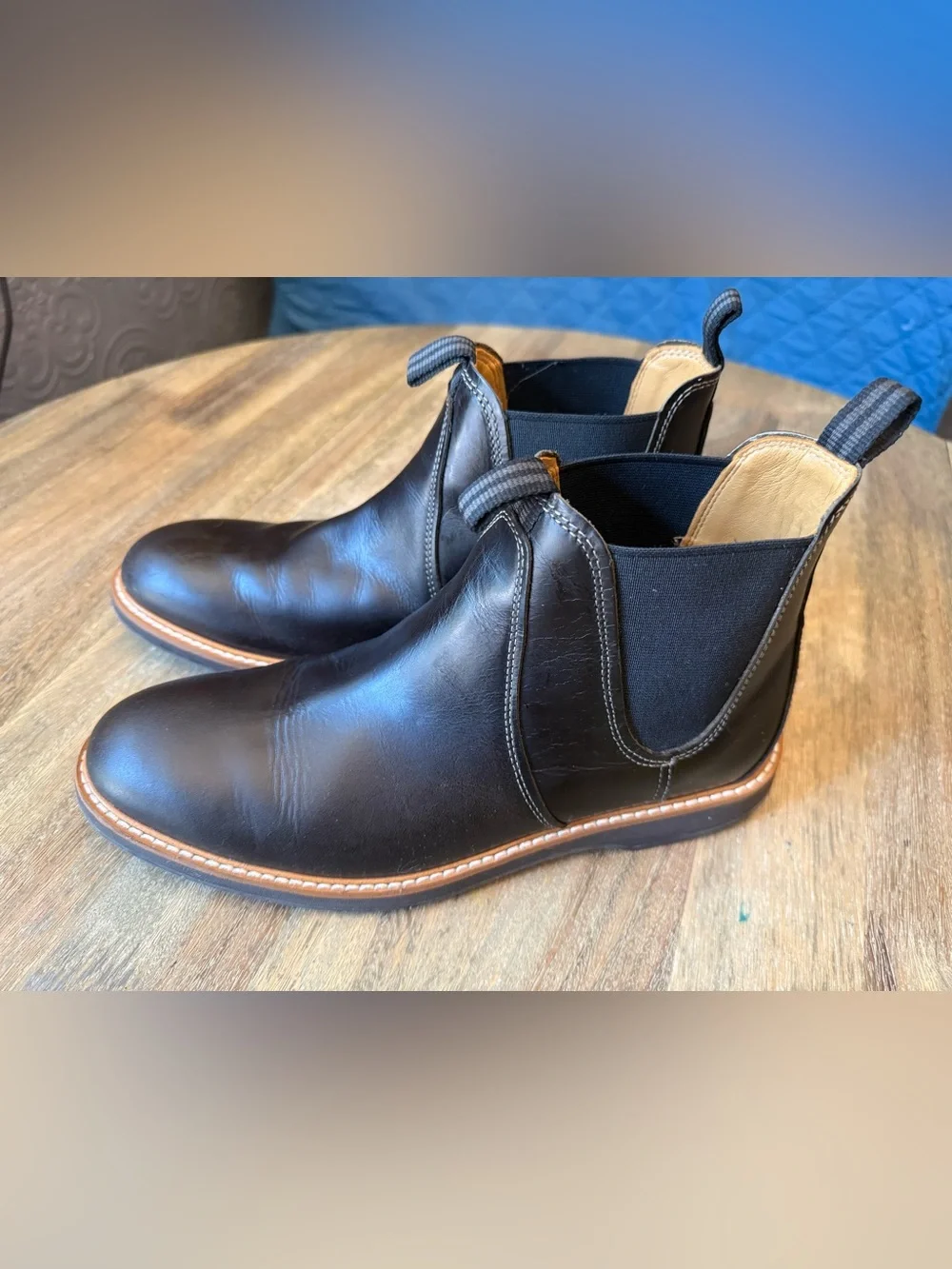 Cole Haan Men's Morris Chelsea Boots- Black-9M